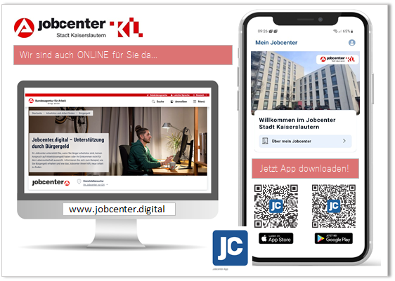 Wir sind auch online für Sie da